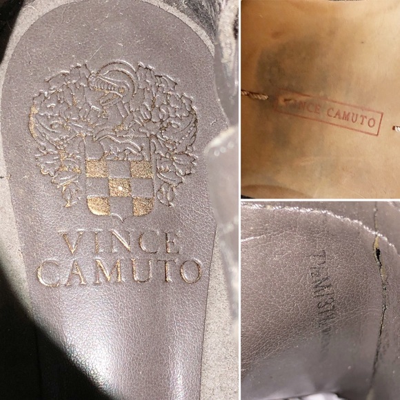 VINCE CAMUTO Prestetta Braided Ankle Bootie Gray Size 7.5 - Picture 15 of 16